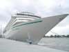 Cruise schip Crystal Symphony (L.A ) aangemeerd te Antwerpen